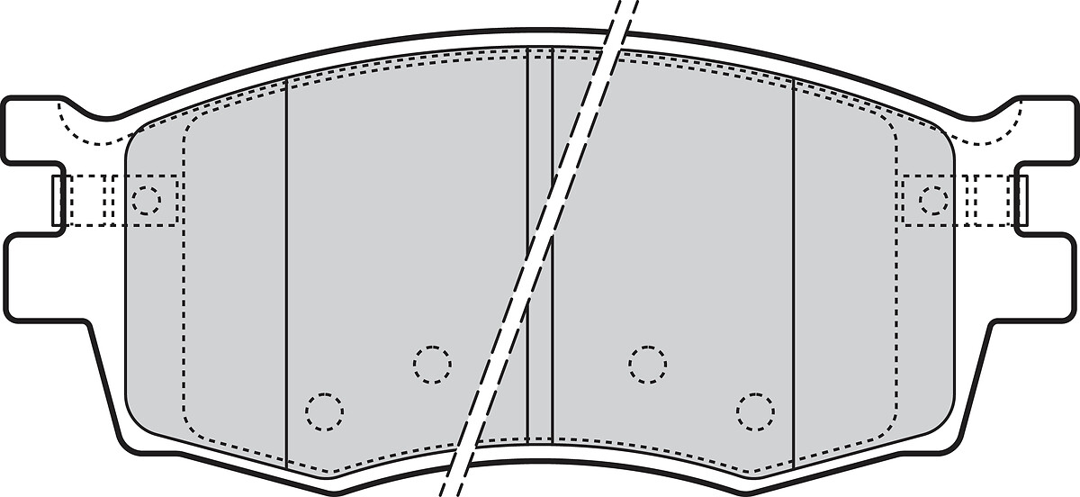 Jeu de 4 plaquettes de frein VALEO ref. 301868